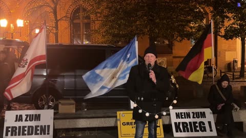 Greifswald - Jens mit der Eröffnung der Versammlung 21-10-2024