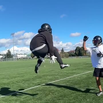 Young Kid with Amazing NFL Skills