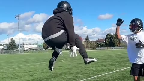 Young Kid with Amazing NFL Skills