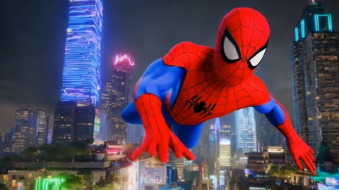 Spider-Man 3D animation cartoon video full HD