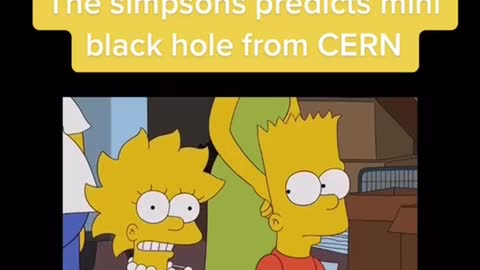 The Simpsons predicts mini black hole from CERN
