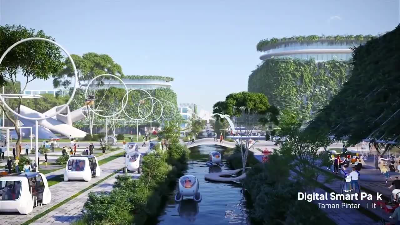 Future Malaysia - Penang Biodivercity by Bjarke Ingels