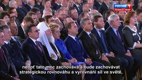 Závěrečná část poselství prezidenta RF Vladimira Vladimiroviče Putina Federálnímu shromáždění 2018, Titulky CZ