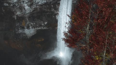 Relax Library: Video 76.Watching The Beautiful Waterfall