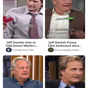 Why do you love Jeff Daniels?