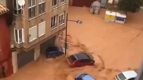 Massive Flooding Due To Extreme Rainstorm In Utiel, Valencian Community, Spain | October 29, 2024