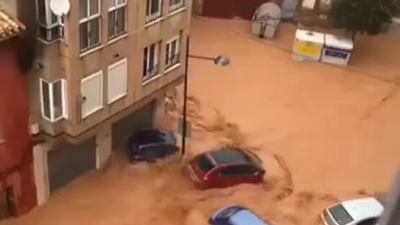 Massive Flooding Due To Extreme Rainstorm In Utiel, Valencian Community, Spain | October 29, 2024