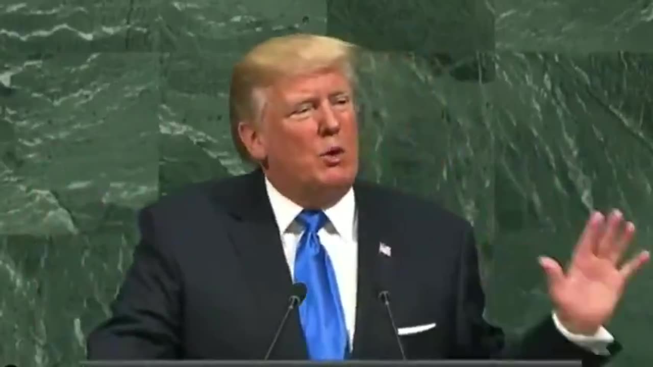 Trump's First UN Speech 9/20/17 -The Plan To Save The World