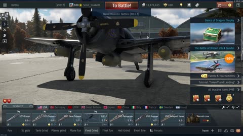 War Thunder USA Naval HMS Barham Event part 9