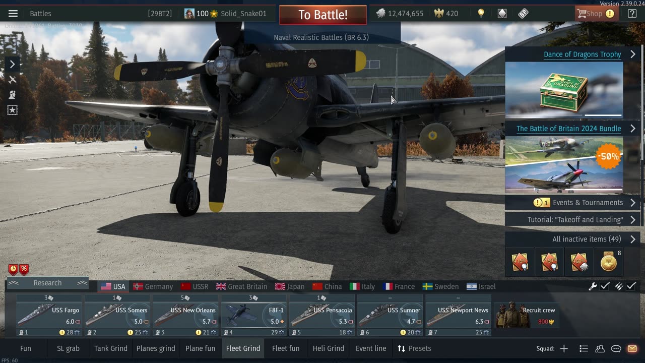 War Thunder USA Naval HMS Barham Event part 9