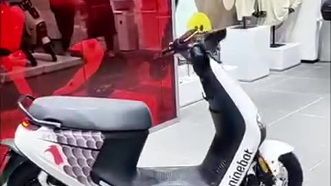 Xiaomi self-driving scooter.