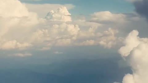 Clouds and blue sky...