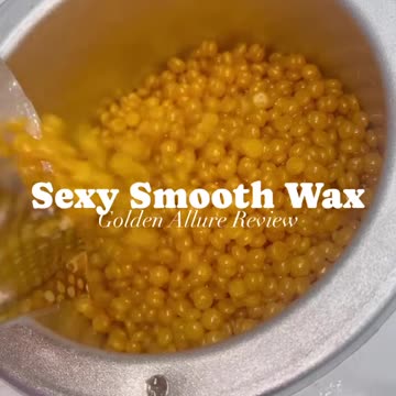 Melting Sexy Smooth Golden Allure Hard Wax | Honest Review by @waxedit.clt