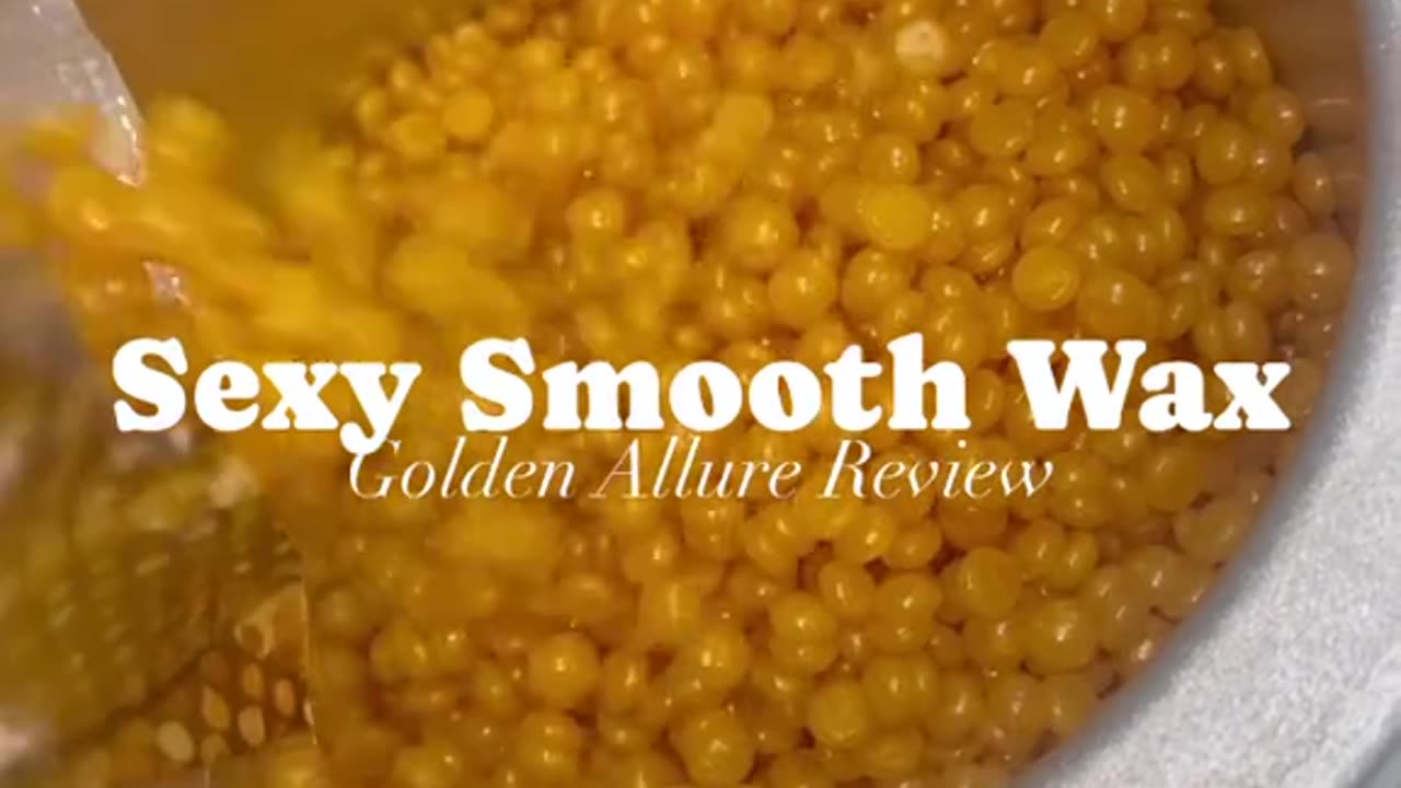 Melting Sexy Smooth Golden Allure Hard Wax | Honest Review by @waxedit.clt