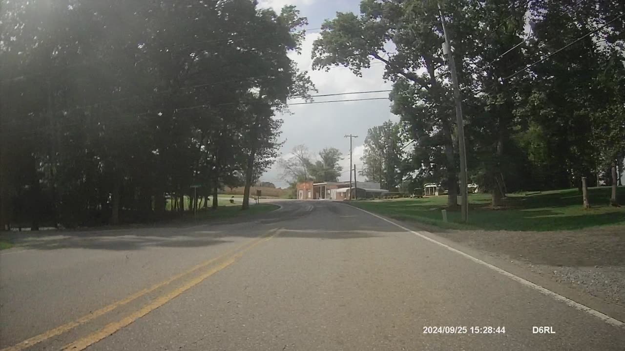 Zephyr Rd S Lvg Dobson NC to the evenings hotel