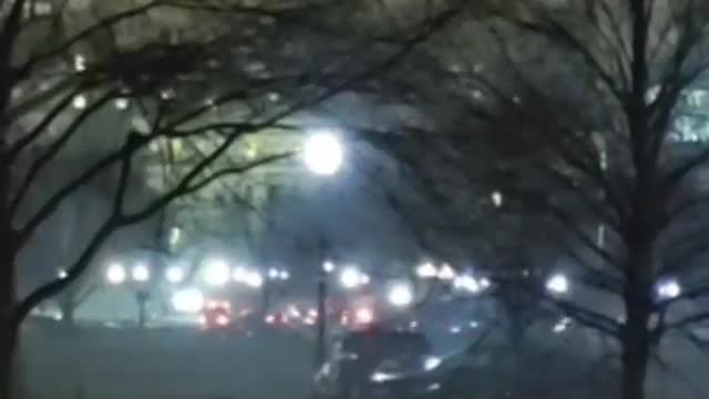 Nancy Drew Feb 3 Nightime Mtr cade HUGE between WH & Eisenhower bldg.