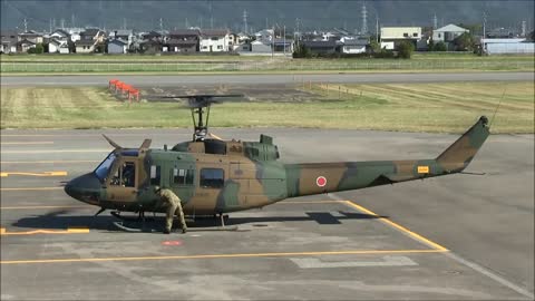 UH 1 Startup ...... Military Chopper Startup