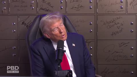 PRESIDENT TRUMP: "I did. I'm very proud of it too."