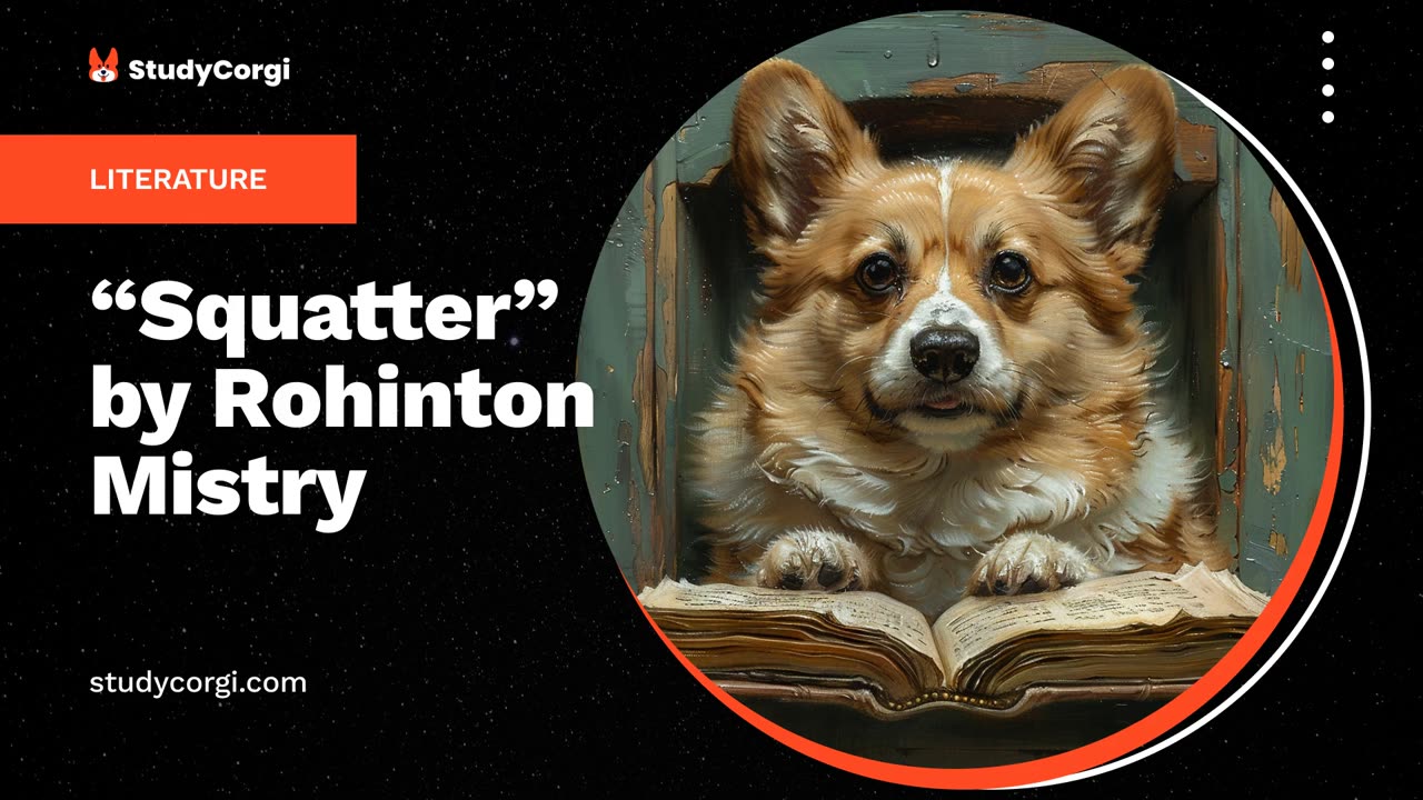 “Squatter” by Rohinton Mistry - Essay Example