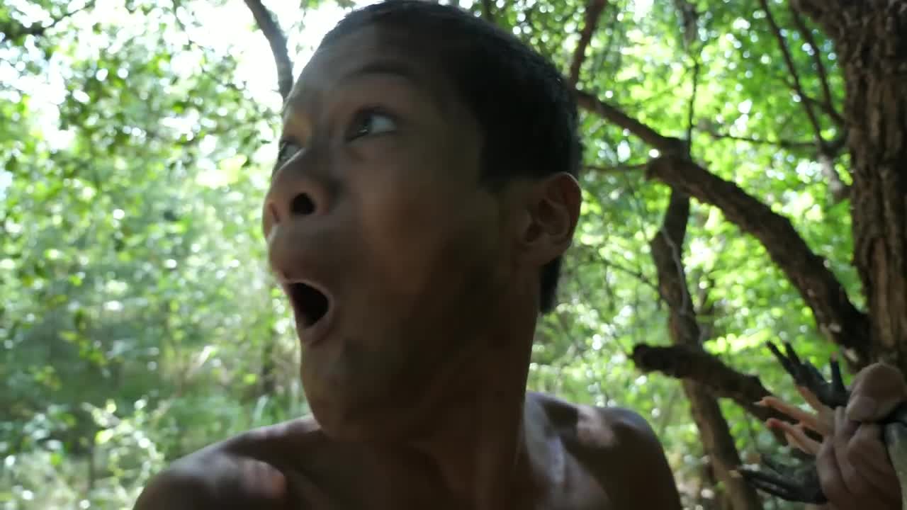 Chicken cooking, recipes at forest - Eating delicious | Primitive technology-8