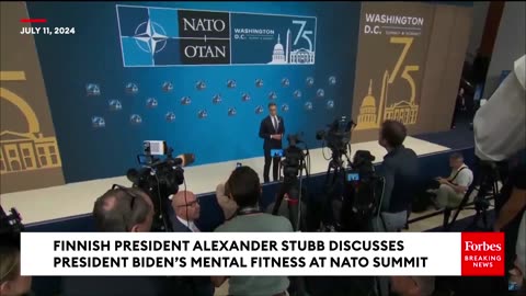 NEW- NATO Leader Gives His Take On Biden's Mental Fitness During Summit