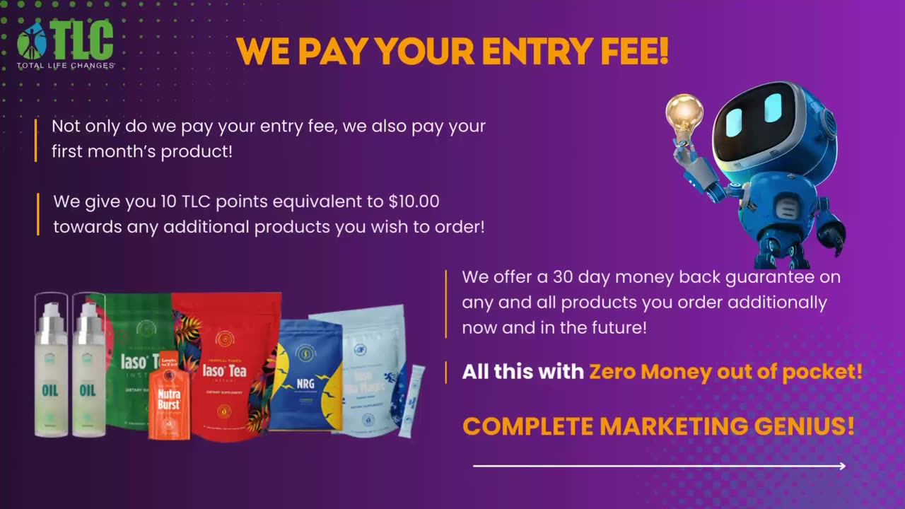 New TLC we pay your entry fee