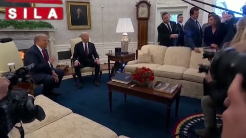 Donald Trump and Joe Biden's friendly White House encounter left everyone saying the same thing
