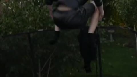Crazy trampoline flip!!!