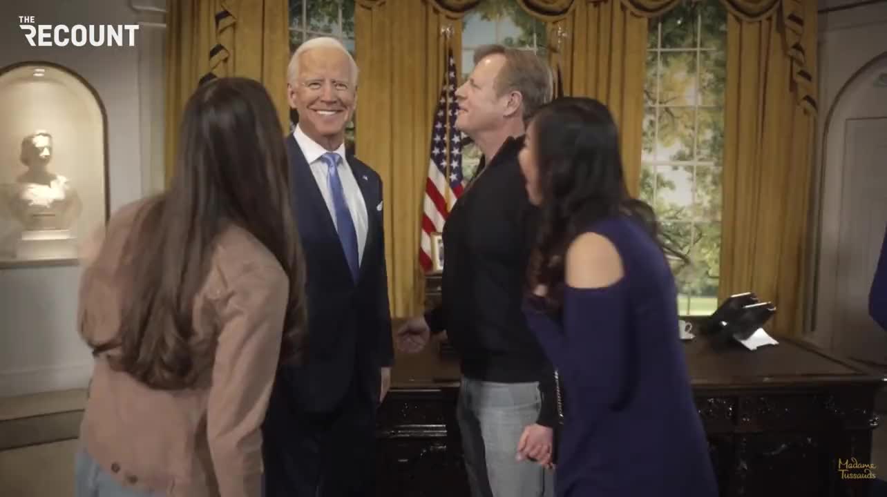 Biden and Harris wax figures unveiled at Madame Tussauds