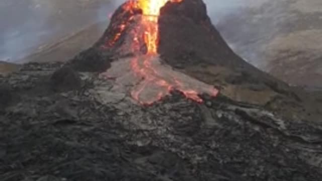 See looks like a science fair project Erupting volcano