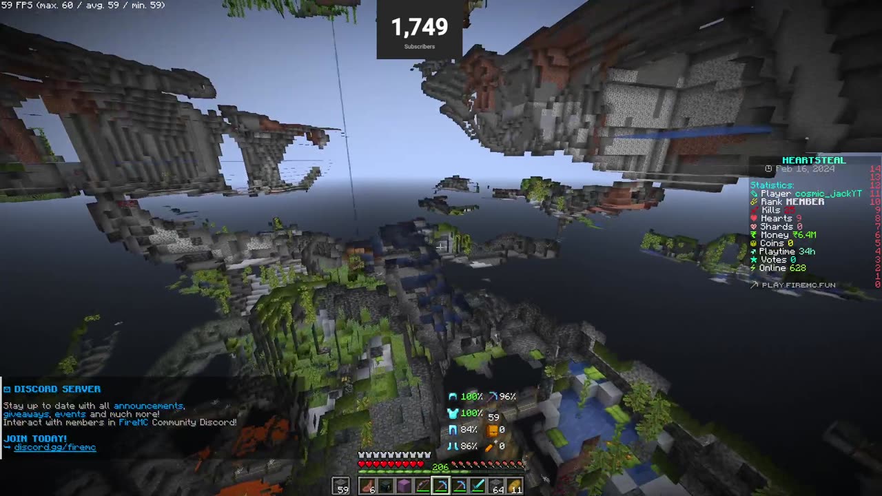 🔴MINECRAFT 24/7 SMP || LIVE STREAM || COSMIC JACK 🔴 #10