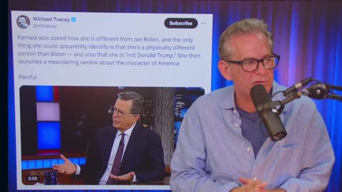 The Walz's are practicing "Turn The Page", Stephen Colbert serves Kamala Harris a slam dunk she Fu*ks up▮The Jimmy Dore Show