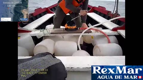 Viaje Completo de extracción de Agua de Mar RexMar Perú 🇵🇪 del 23-8-24 . Realizado a 3,47 km