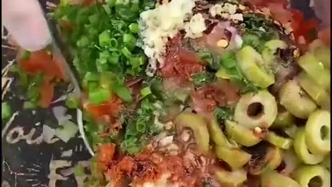 meat stuffed with bacon and vegetables 🥩🥕