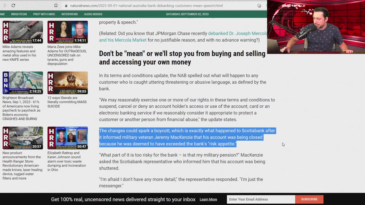 BREAKING: GET YOUR MONEY OUT OF THE BANKS! - Debanking Becomes The Norm!