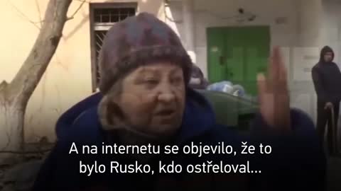 Obyvatelka Mariupolu svědčí jak ukrajinská armáda zničila město, aby z toho obvinila Rusko a DLR