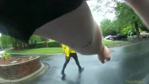 Pineville PD release body camera footage showing death of Dennis Bodden, who bit, attacked officer
