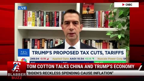 Tom Cotton Talks China And Trump's Economy