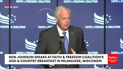 'His Life Has Been Changed'： Ron Johnson Reflects On Trump After Near-Death Assassination Attempt