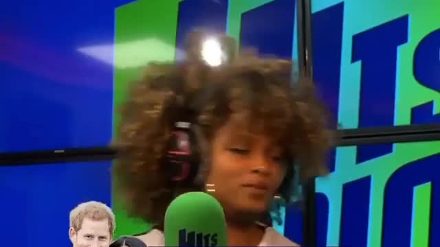 FLEUR East rapping a Royal rap.