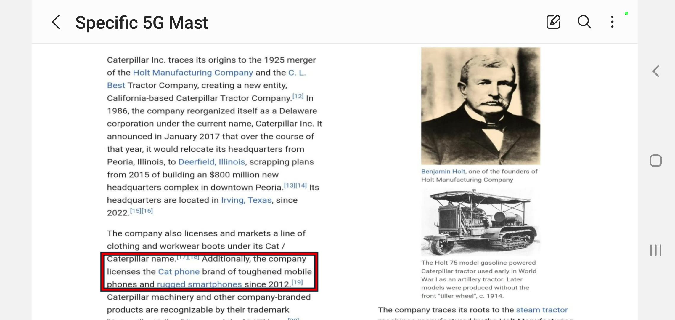 P3 - FORT WILLIAM TOWER - Apparent directed energy threat