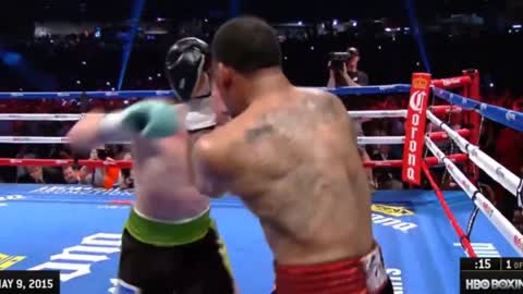 Brutal KO of Saul Canelo Alvarez