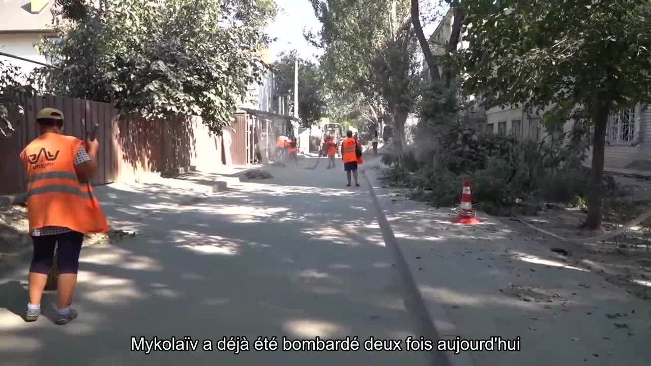 Mykolaïv a déjà été bombardé deux fois aujourd'hui