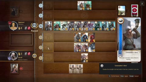 The Witcher 3 high stakes novigrad part 6 lost gwent count