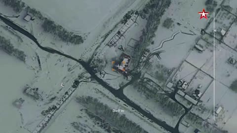 Russian Defense Ministry publishes footage of the combat use of a strike UAV at a fortified object