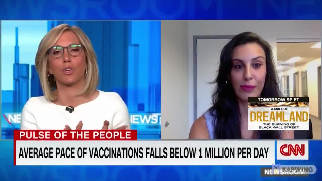 CNN guest Jonin Younes says " she doesn't plan on getting Vaccine at live interview