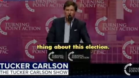 Tucker Carlson Makes An Appearance At A Trump Rally