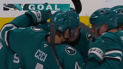 San Jose Sharks - Jake Walman gets his first in Teal!