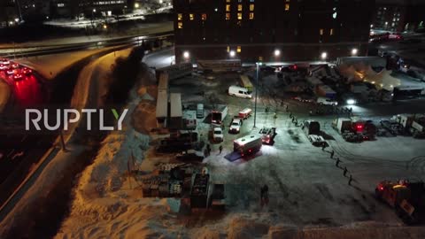 Canada: Police operation to seize fuel supplies from the "Freedom Convoy" in Ottawa