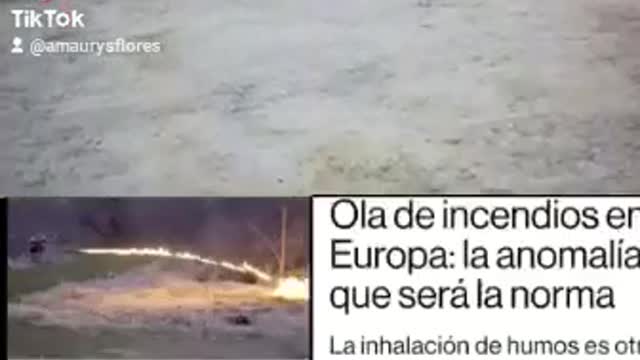 Drones que provocam incêndios